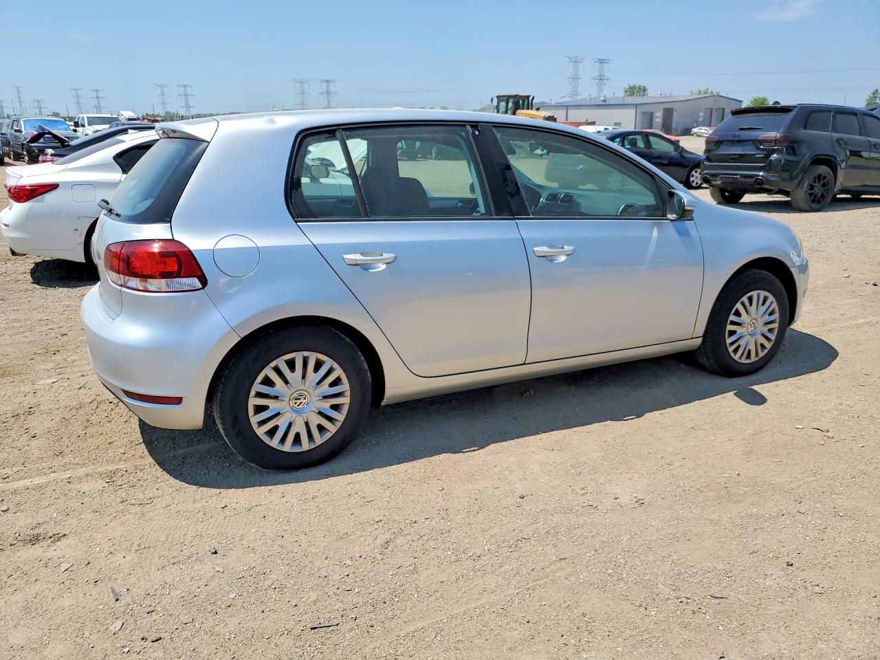 2012 Volkswagen Golf Silver vin: WVWDA7AJ4CW286645