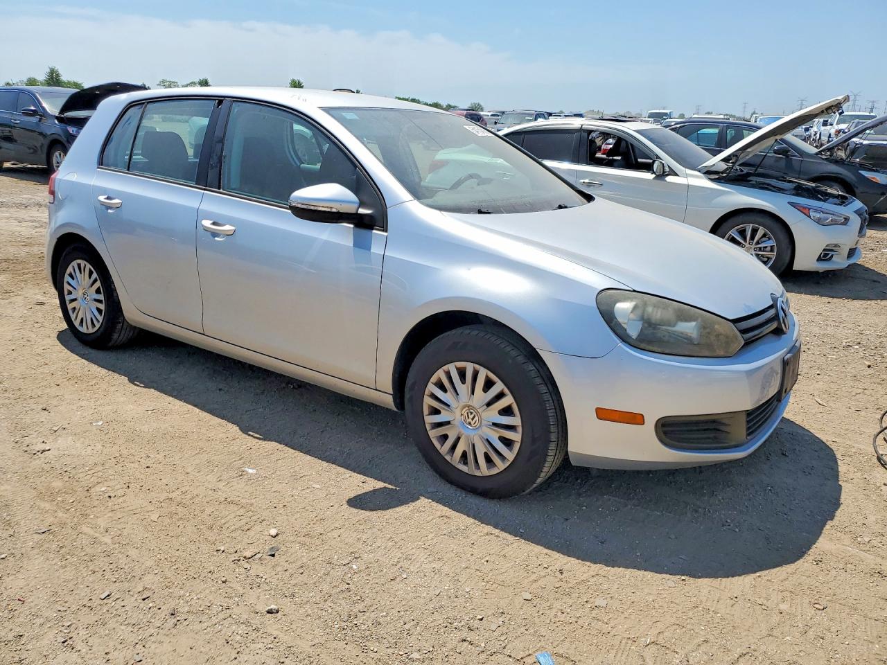 2012 Volkswagen Golf Silver vin: WVWDA7AJ4CW286645