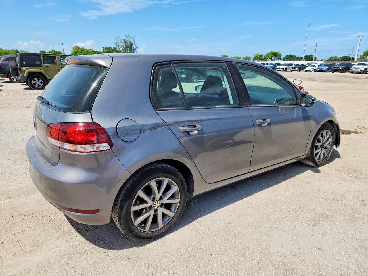 2010 Volkswagen Golf Silver vin: WVWDA7AJ5AW284464