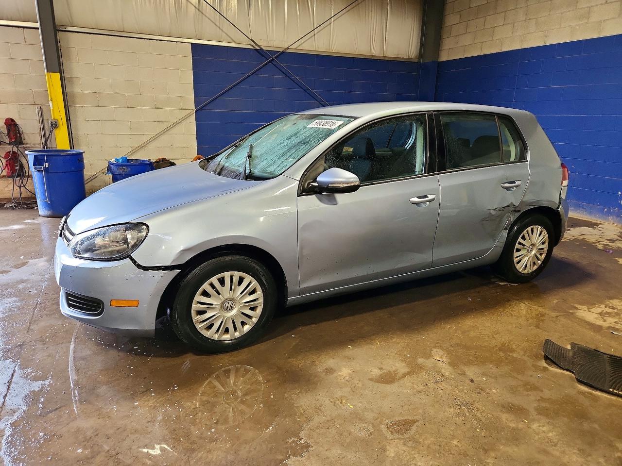 2011 Volkswagen Golf Blue vin: WVWDA7AJ5BW013793