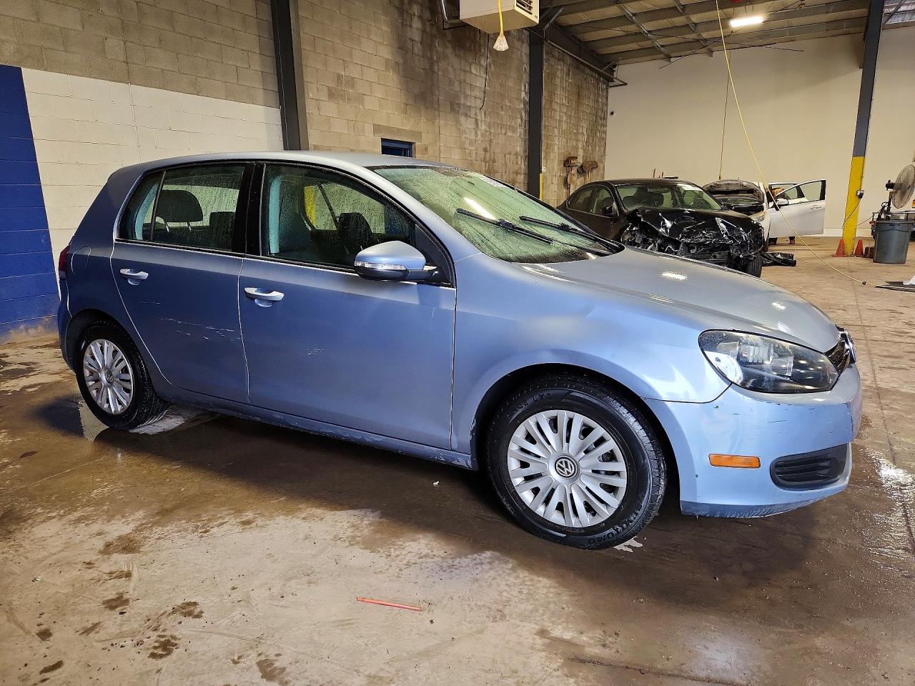 2011 Volkswagen Golf Blue vin: WVWDA7AJ5BW013793