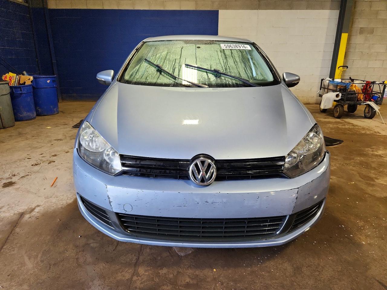 2011 Volkswagen Golf Blue vin: WVWDA7AJ5BW013793