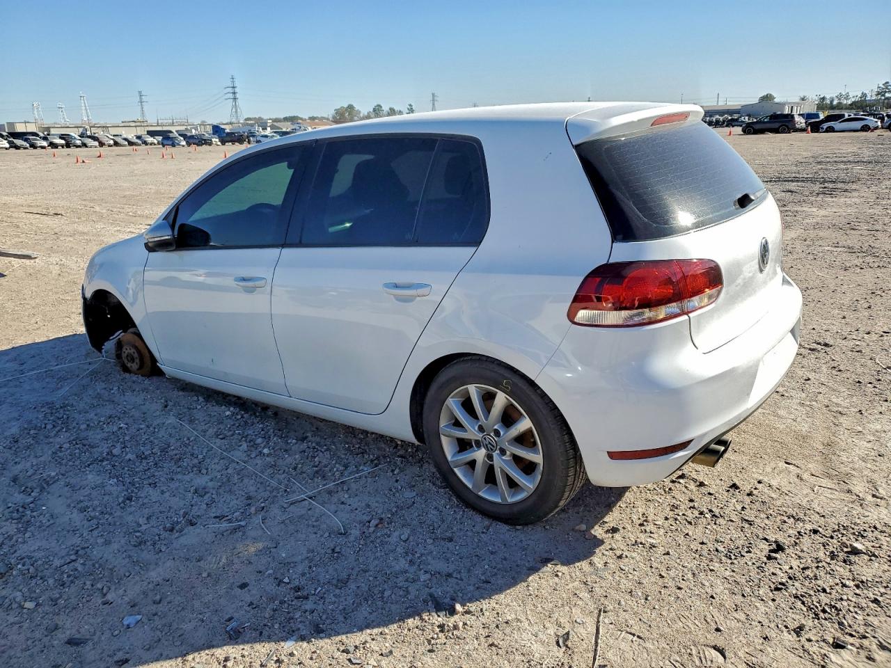 2011 Volkswagen Golf White vin: WVWDA7AJ6BW327811