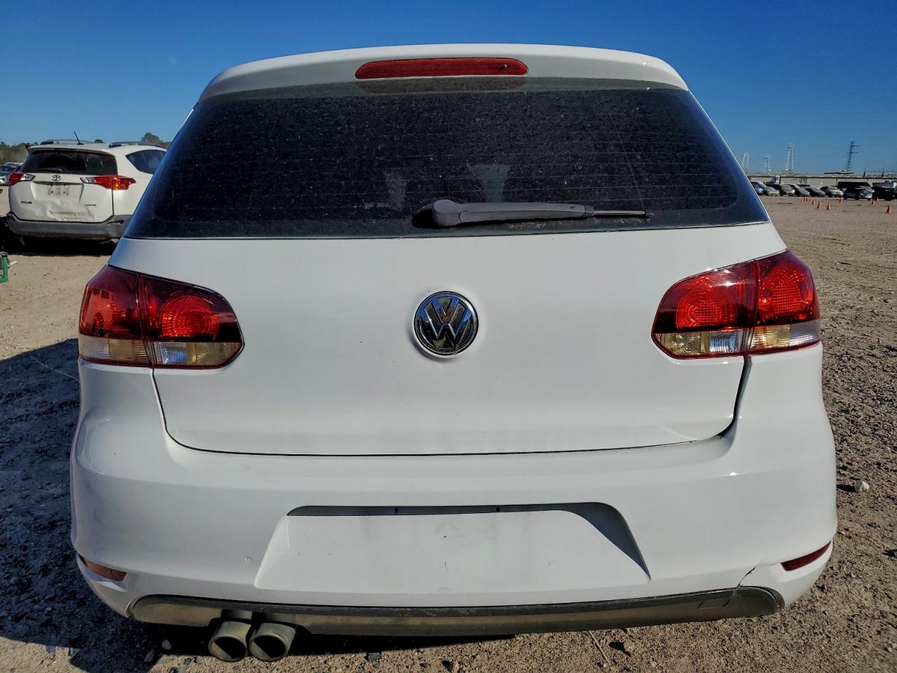 2011 Volkswagen Golf White vin: WVWDA7AJ6BW327811
