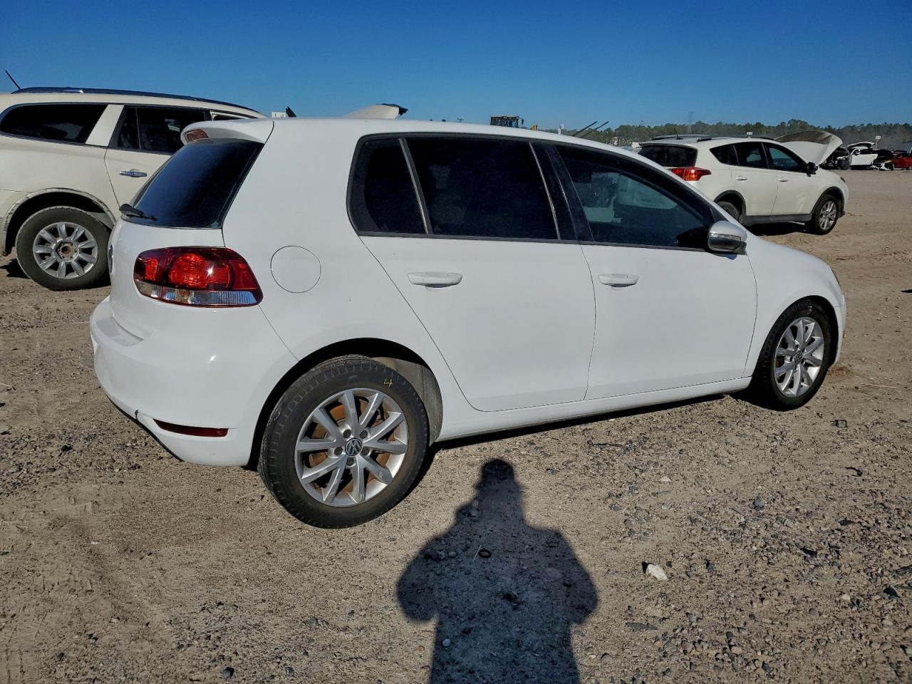 2011 Volkswagen Golf White vin: WVWDA7AJ6BW327811