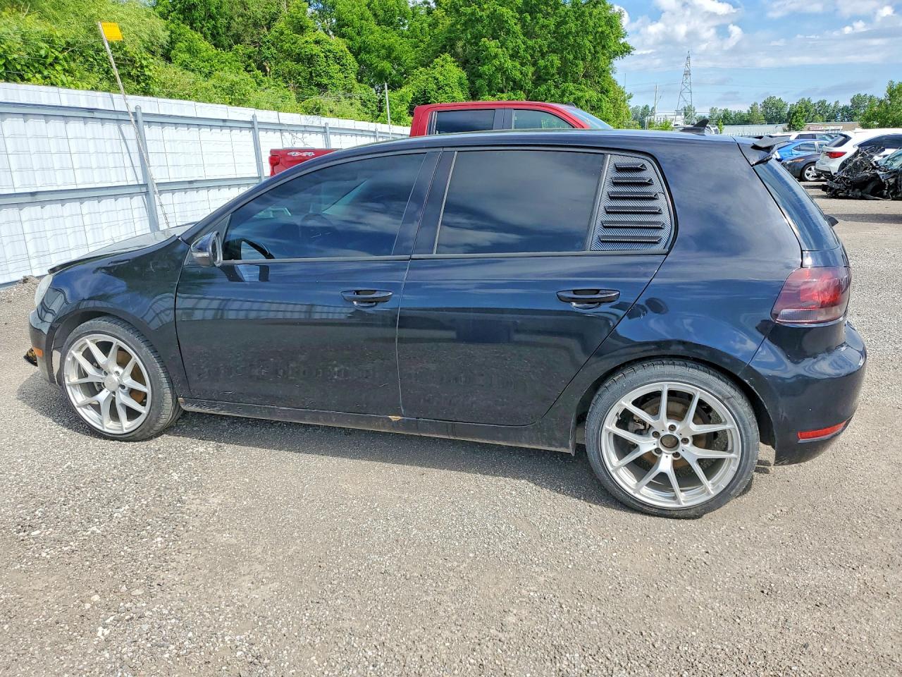 2012 Volkswagen Golf Black vin: WVWDA7AJ6CW339426
