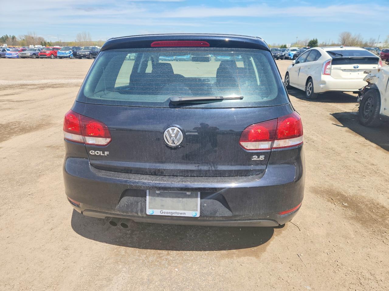 2010 Volkswagen Golf Черный vin: WVWDA7AJ7AW106507