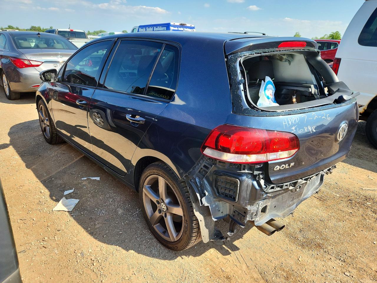 2012 Volkswagen Golf Угольный vin: WVWDA7AJ7CW257088