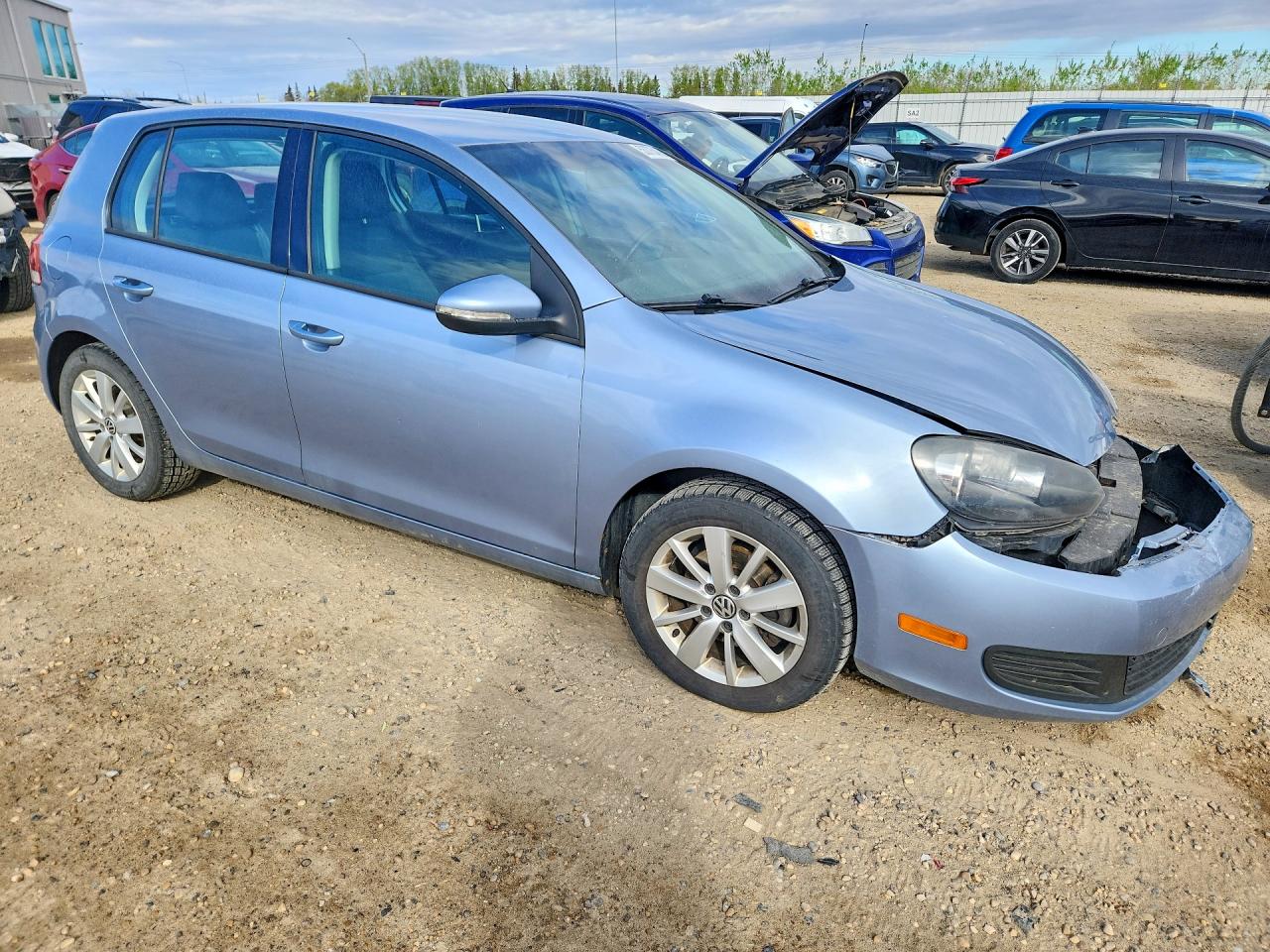 2012 Volkswagen Golf Blue vin: WVWDA7AJ8CW193689