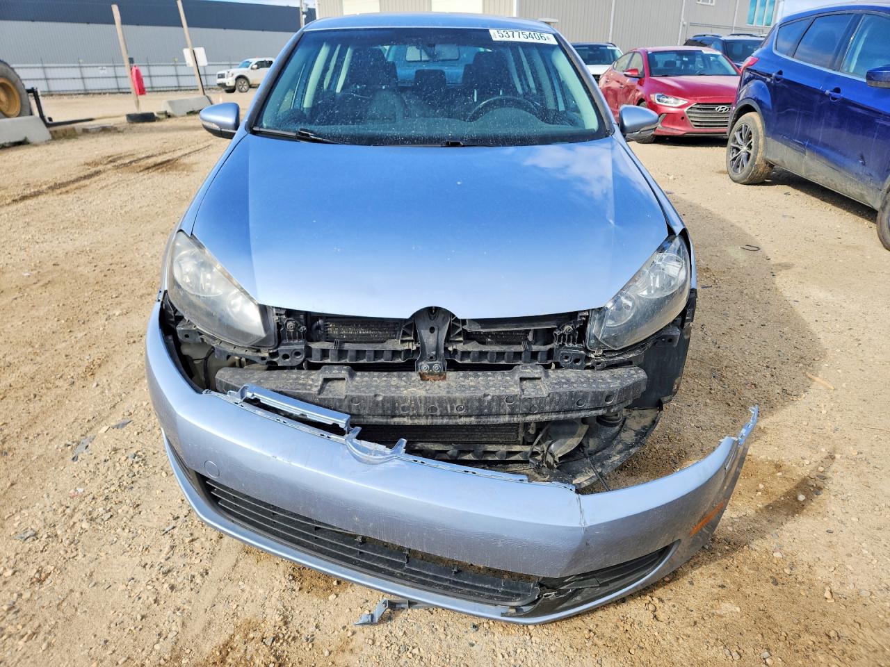 2012 Volkswagen Golf Blue vin: WVWDA7AJ8CW193689