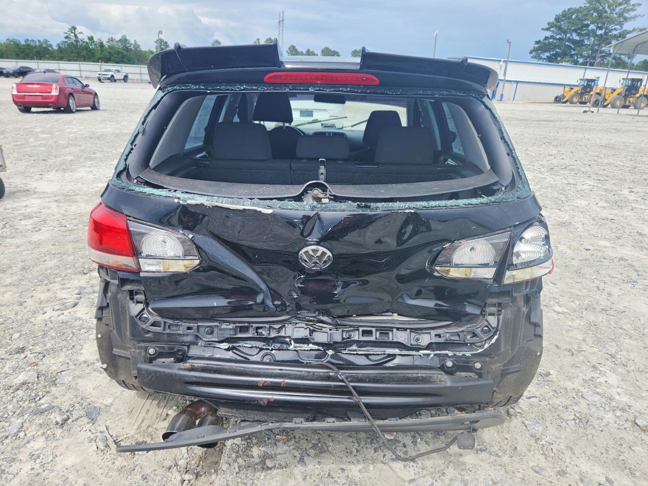 2011 Volkswagen Golf Black vin: WVWDA7AJ9BW208649