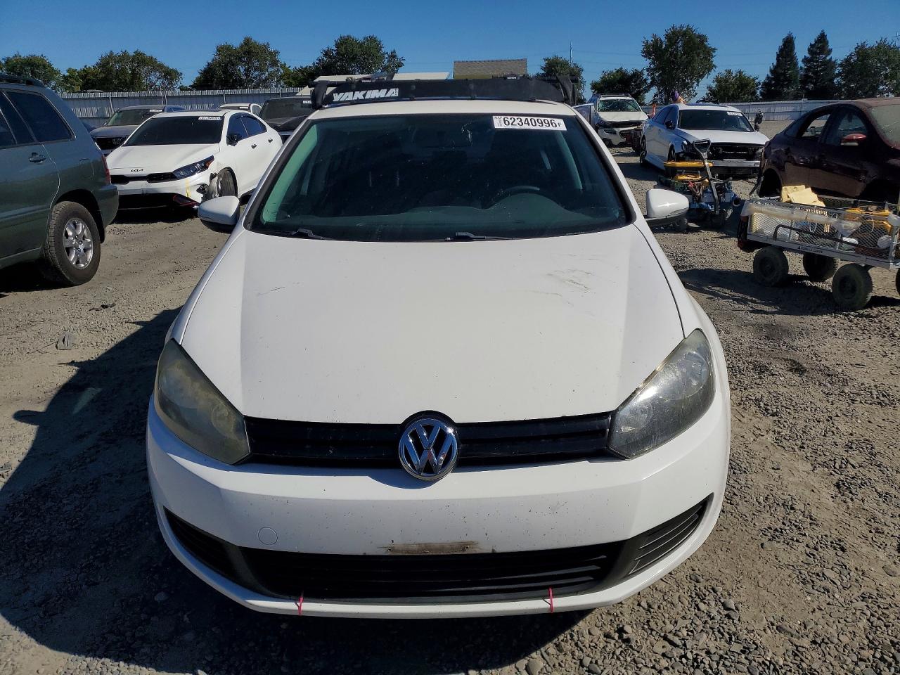 2010 Volkswagen Golf White vin: WVWDA7AJXAW176101