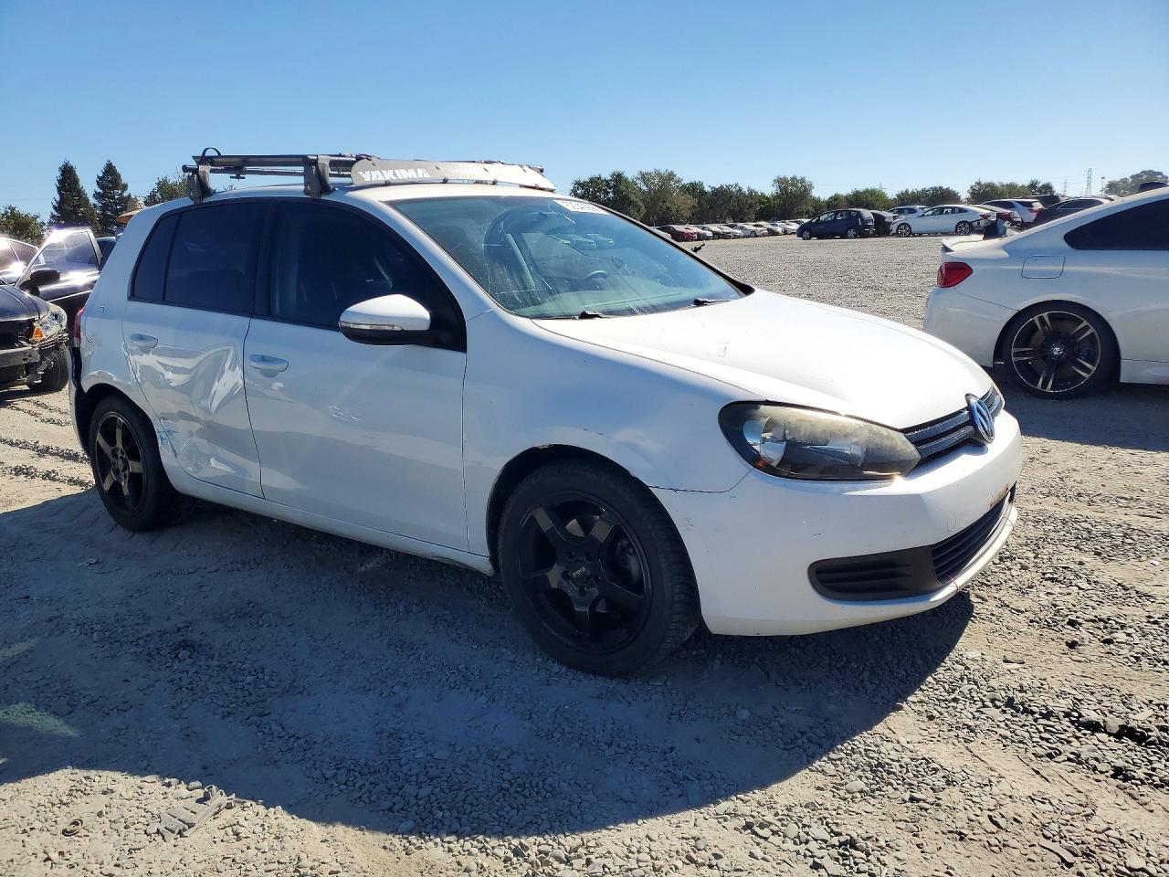2010 Volkswagen Golf White vin: WVWDA7AJXAW176101