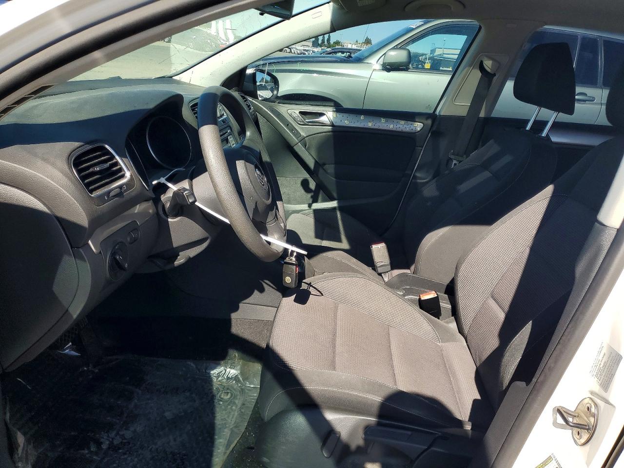 2010 Volkswagen Golf White vin: WVWDA7AJXAW176101