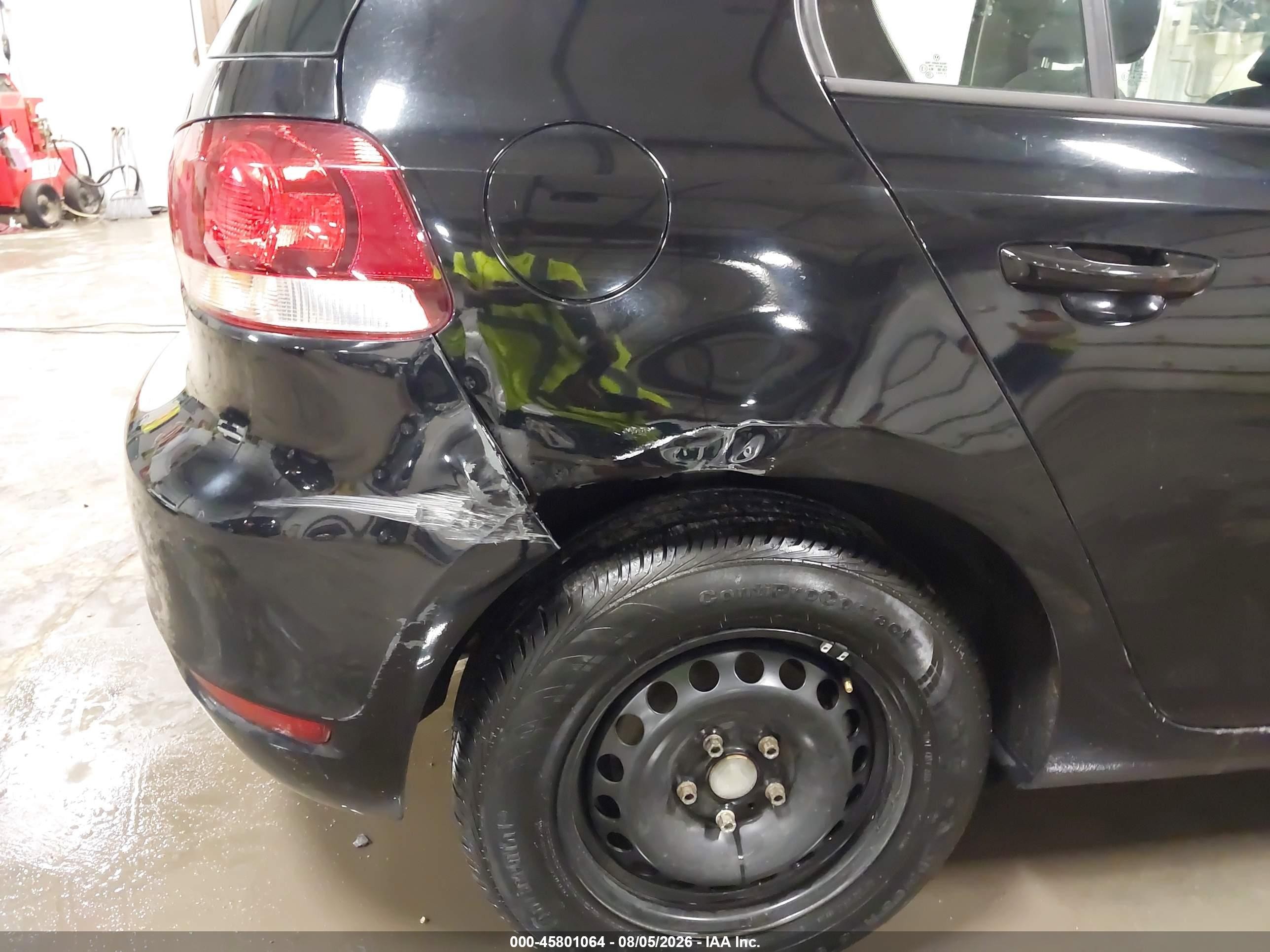 2012 Volkswagen Golf 2.5l 4-door Black vin: WVWDA7AJXCW287072