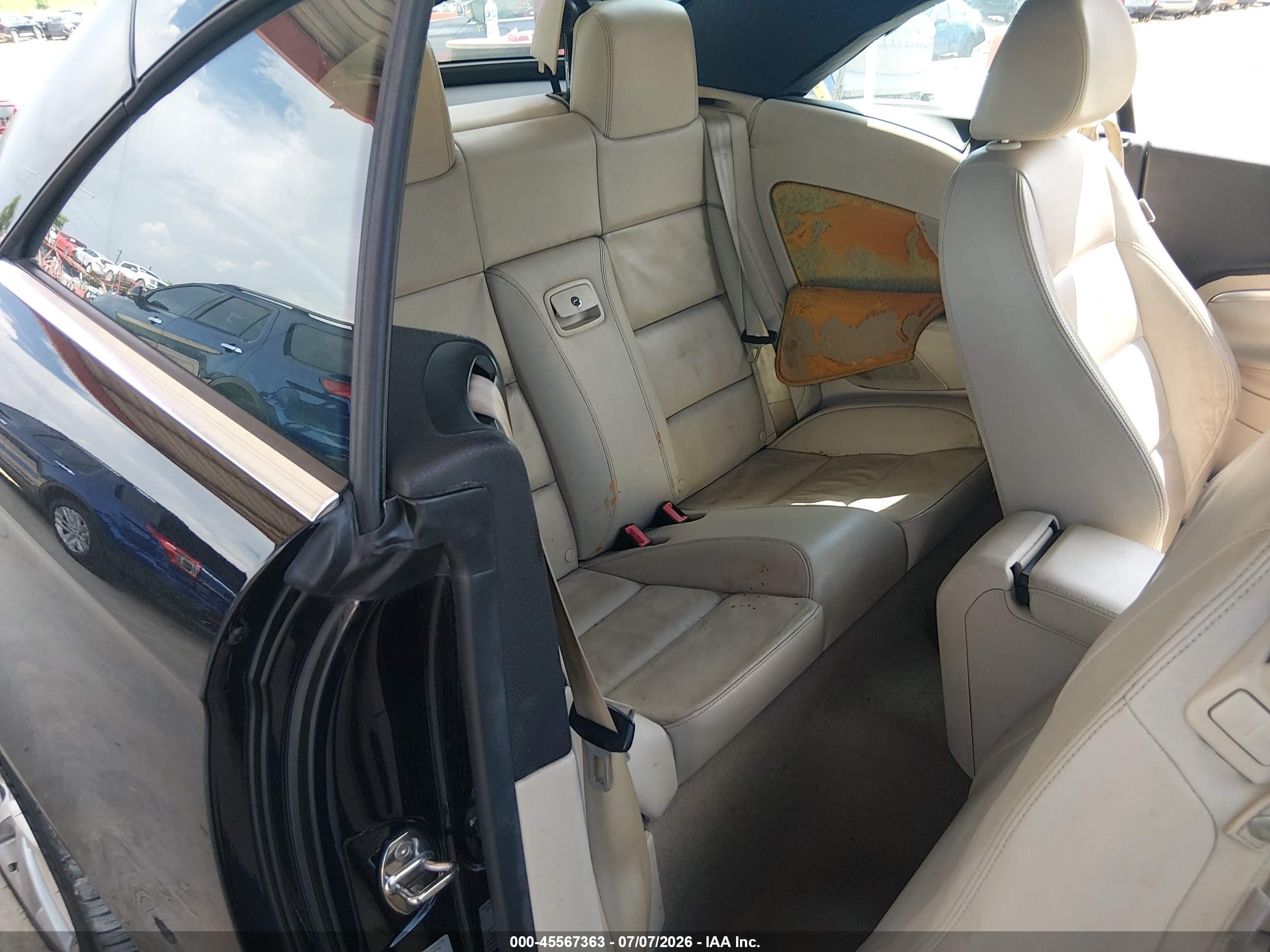 2007 Volkswagen Eos 3.2l Black vin: WVWDB71F77V034294