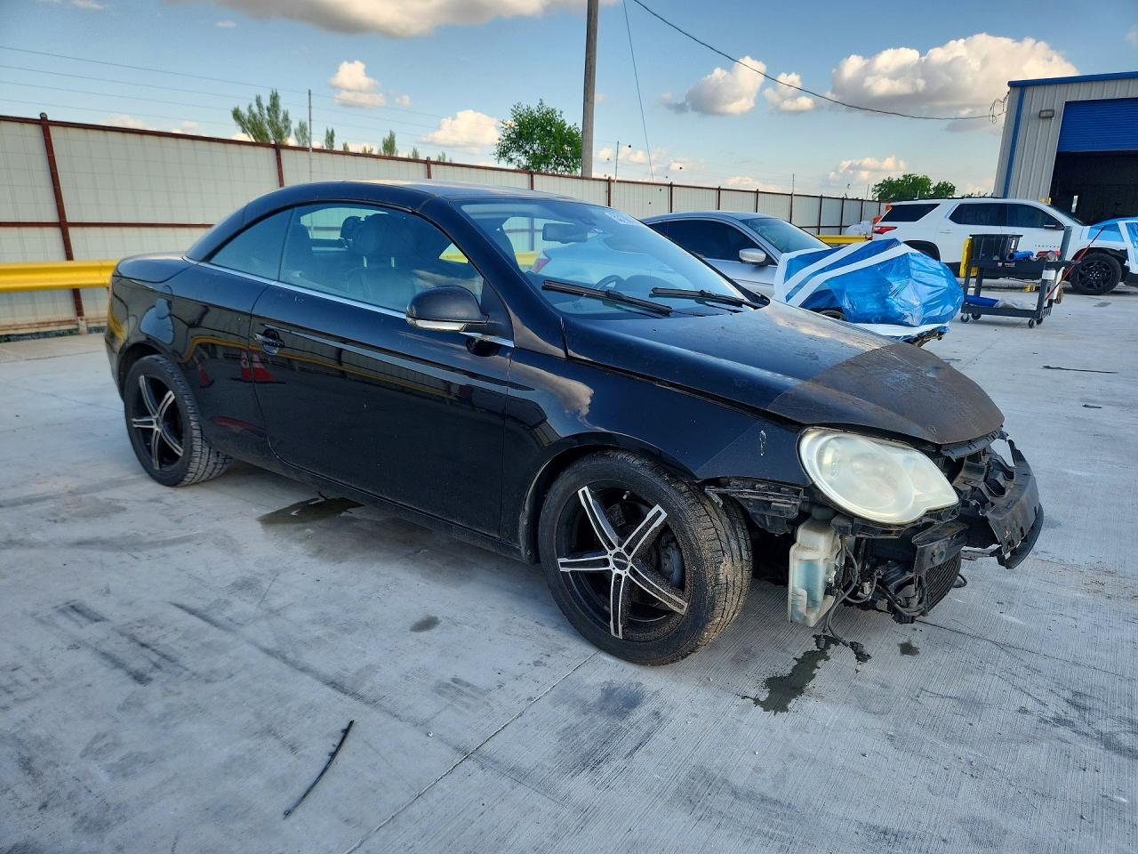 2007 Volkswagen Eos 3.2l Sport Black vin: WVWDB71F87V041285