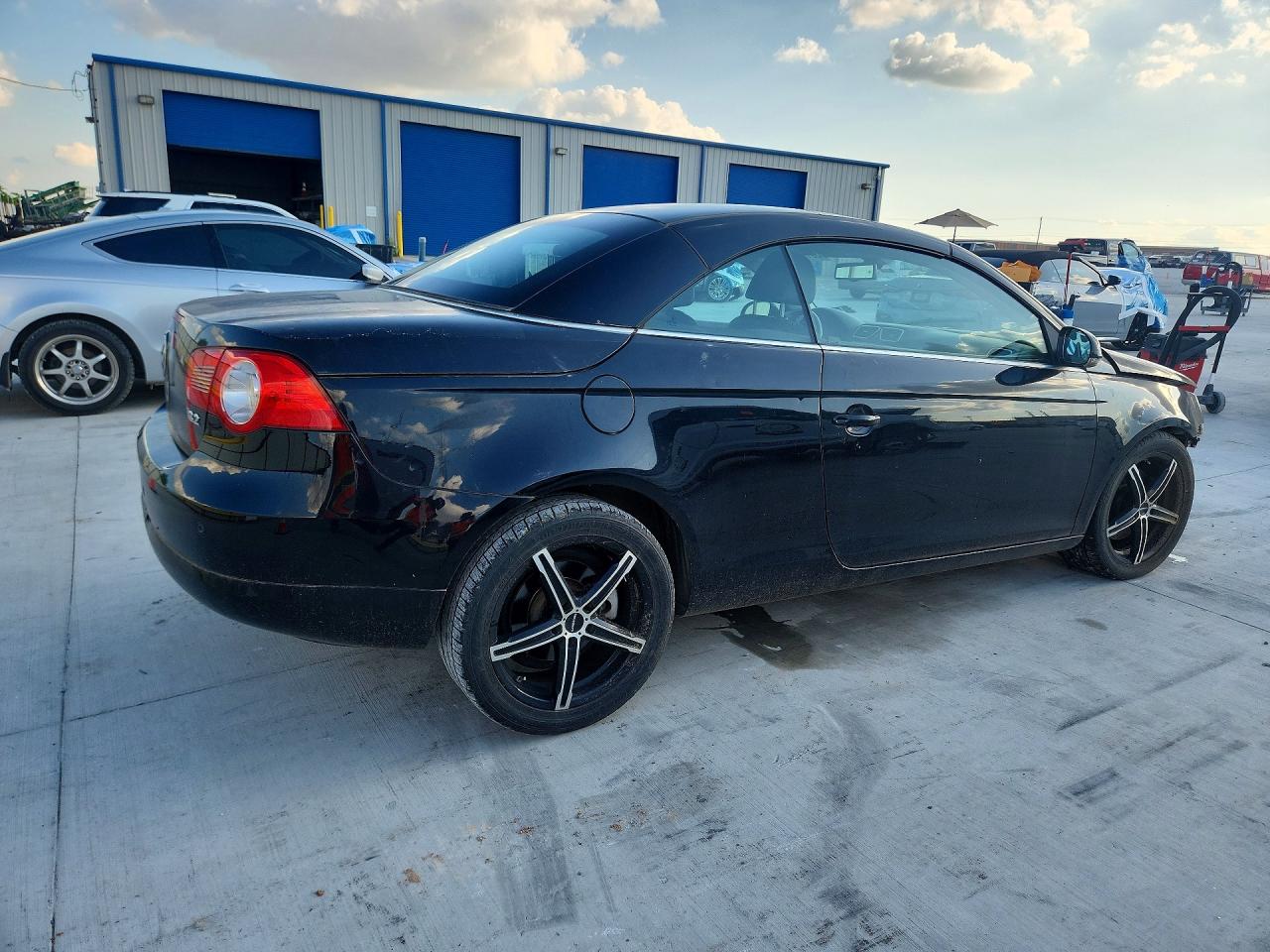 2007 Volkswagen Eos 3.2l Sport Black vin: WVWDB71F87V041285