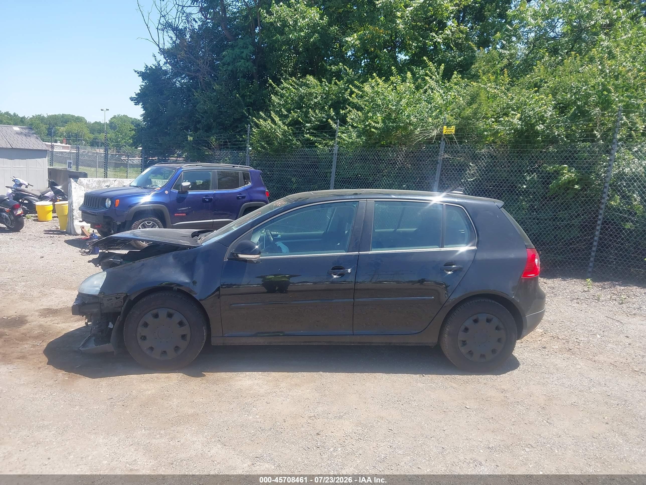 2009 Volkswagen Rabbit   Black vin: WVWDB71K09W146400