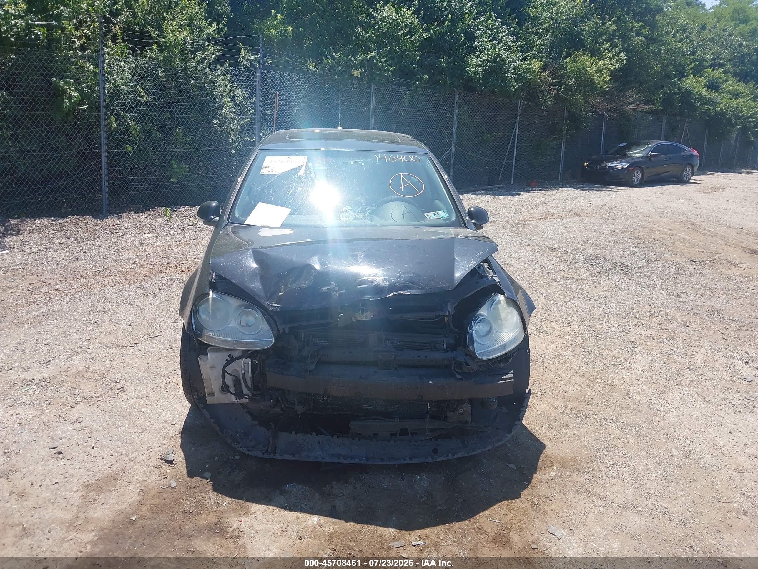 2009 Volkswagen Rabbit   Black vin: WVWDB71K09W146400