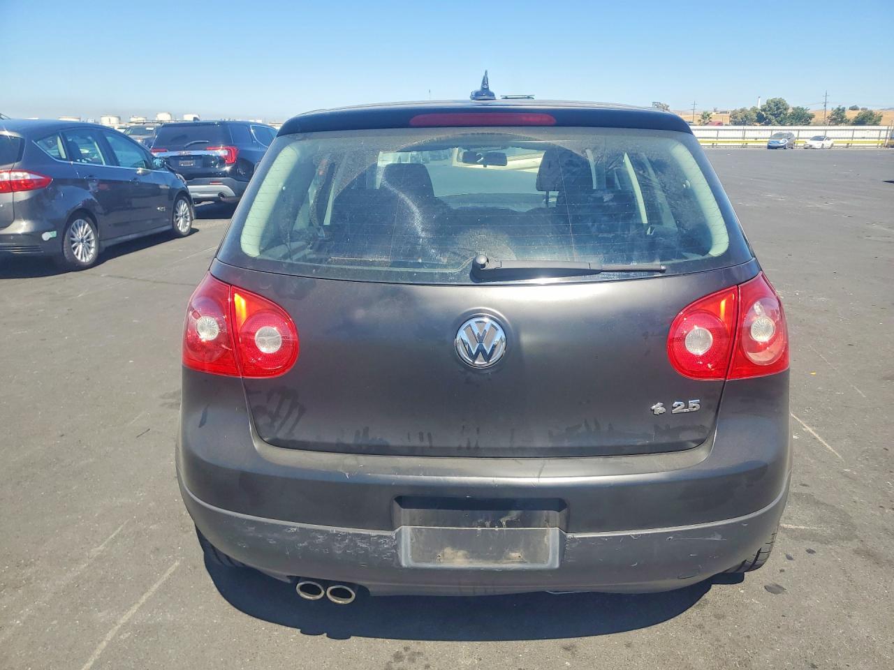 2009 Volkswagen Rabbit Black vin: WVWDB71K49W140700