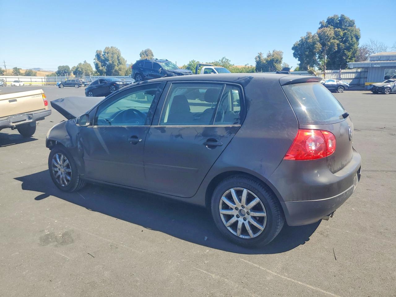 2009 Volkswagen Rabbit Black vin: WVWDB71K49W140700