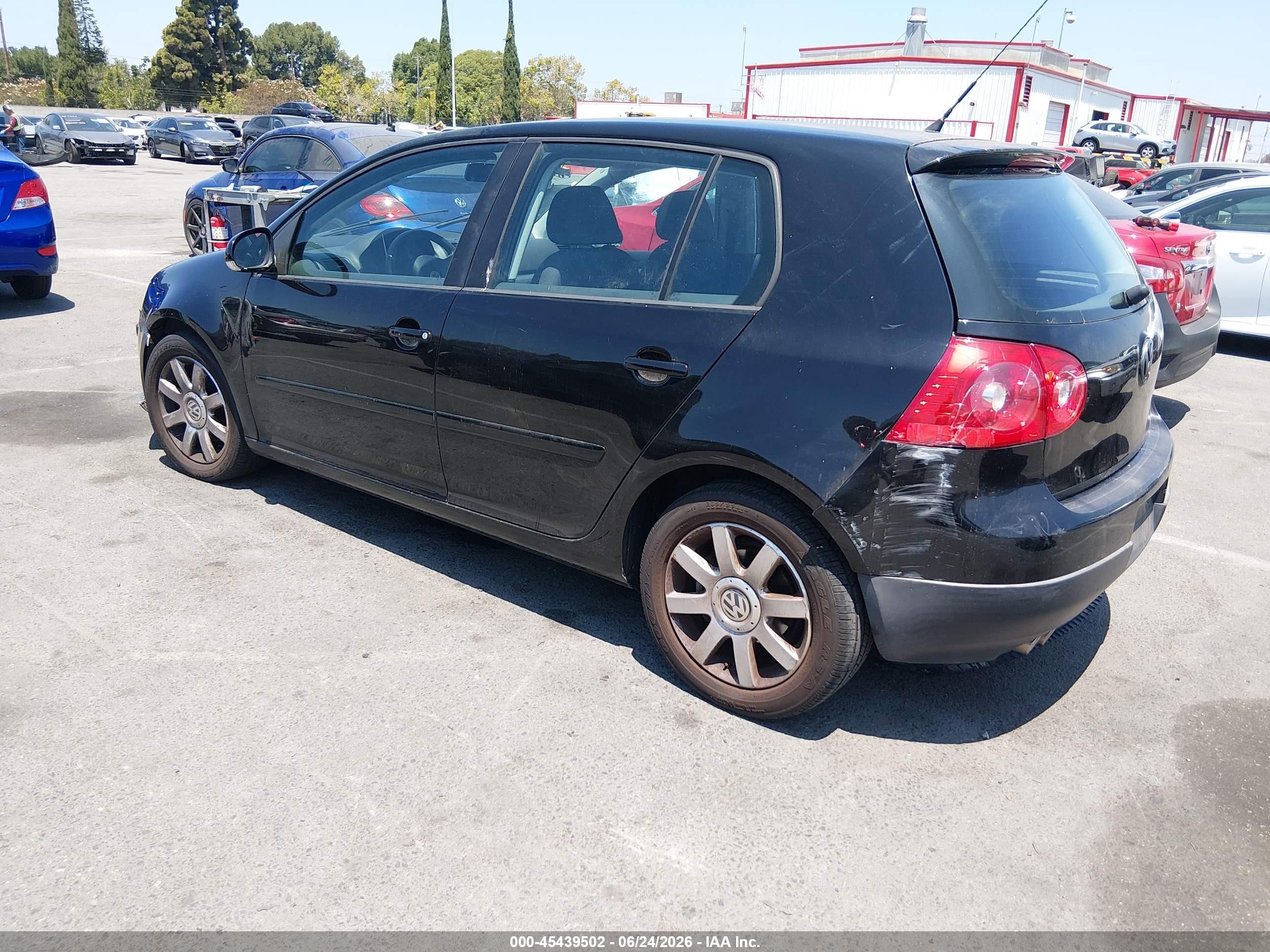 2008 Volkswagen Rabbit S Black vin: WVWDB71K88W030148
