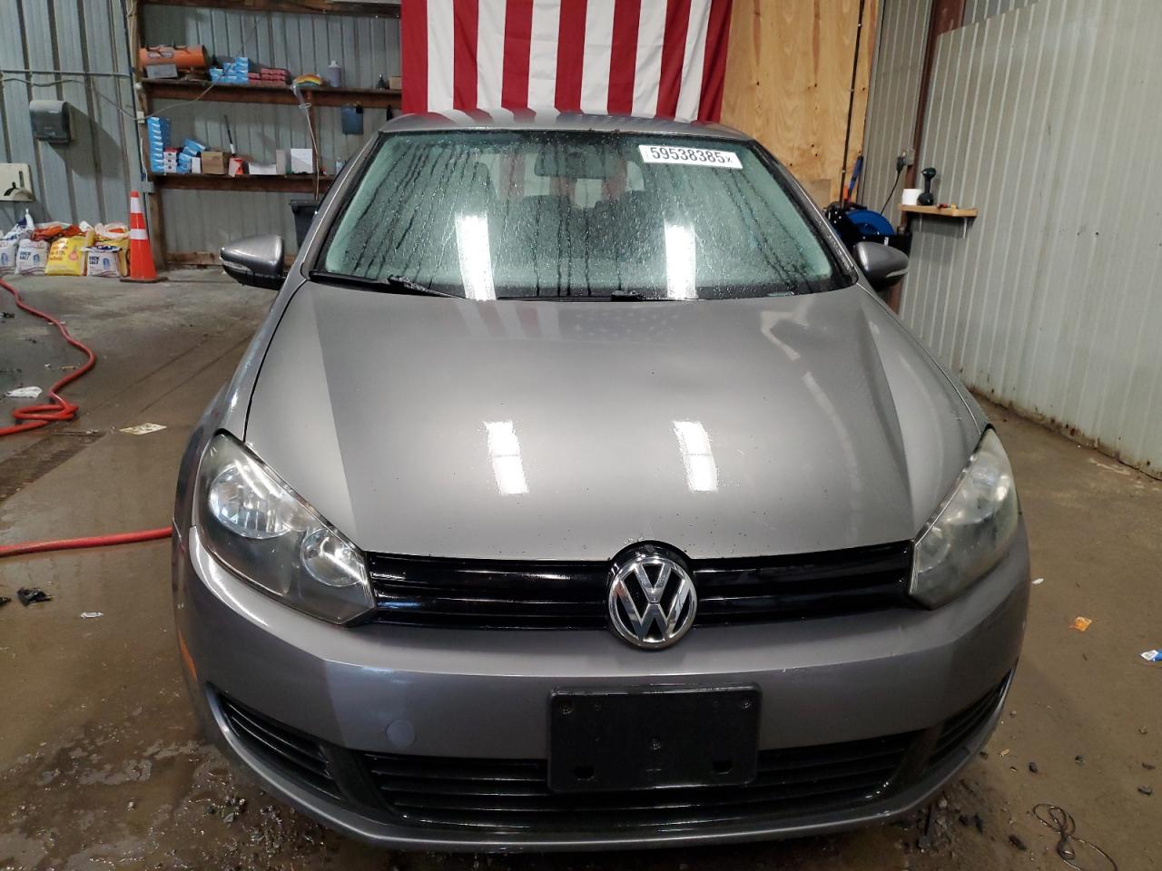 2010 Volkswagen Golf Gray vin: WVWDB7AJ0AW361450
