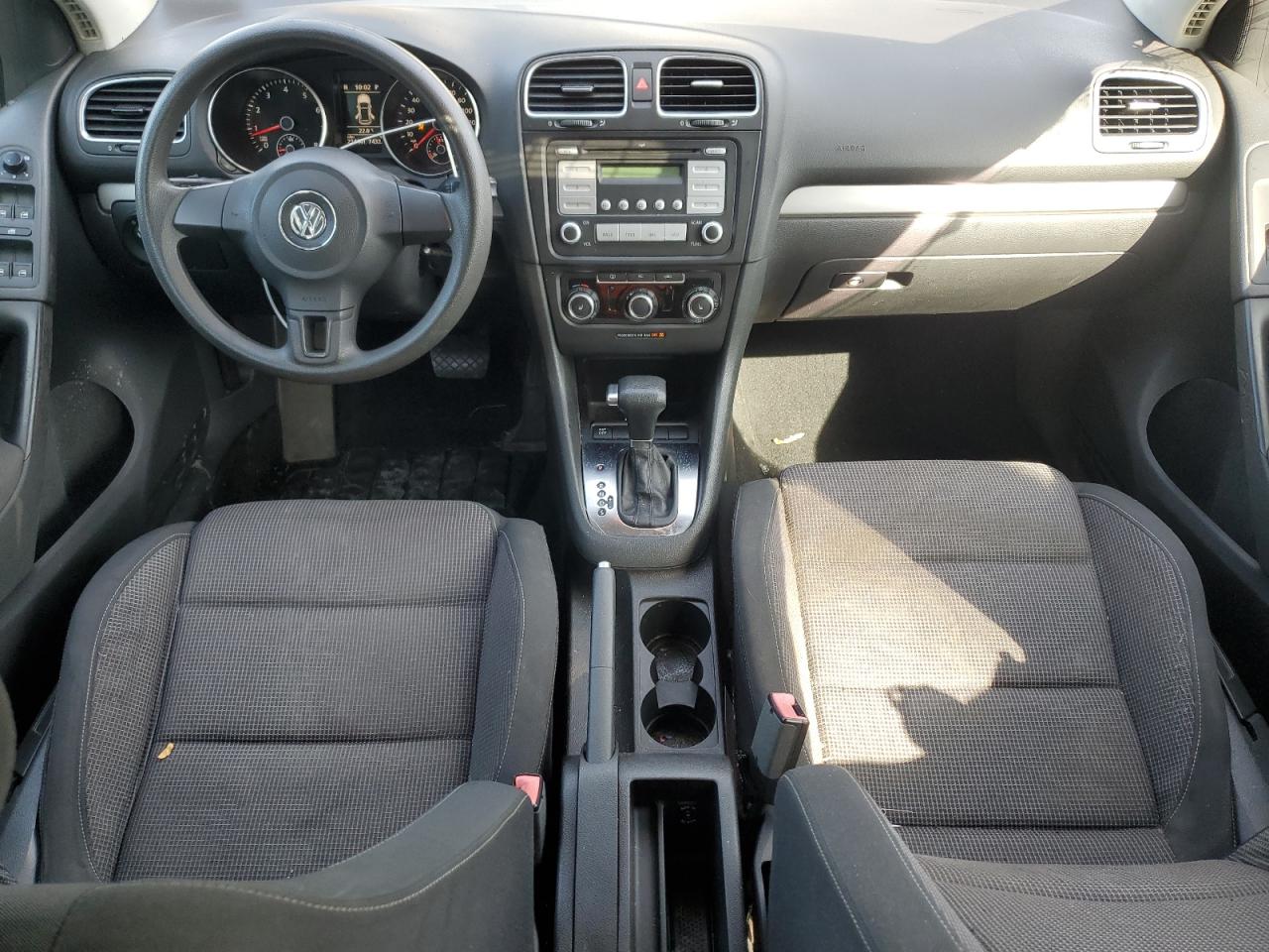 2010 Volkswagen Golf Black vin: WVWDB7AJ0AW386560
