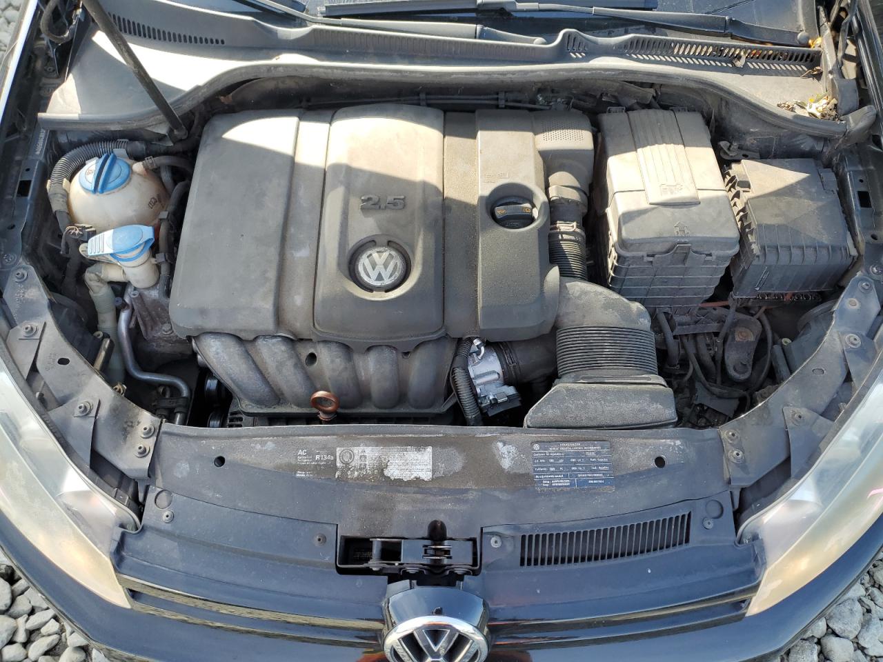 2010 Volkswagen Golf Black vin: WVWDB7AJ0AW386560
