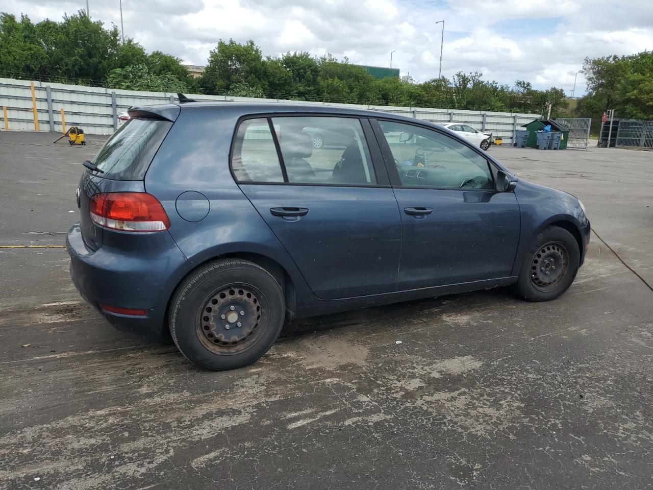 2014 Volkswagen Golf Blue vin: WVWDB7AJ0EW003772