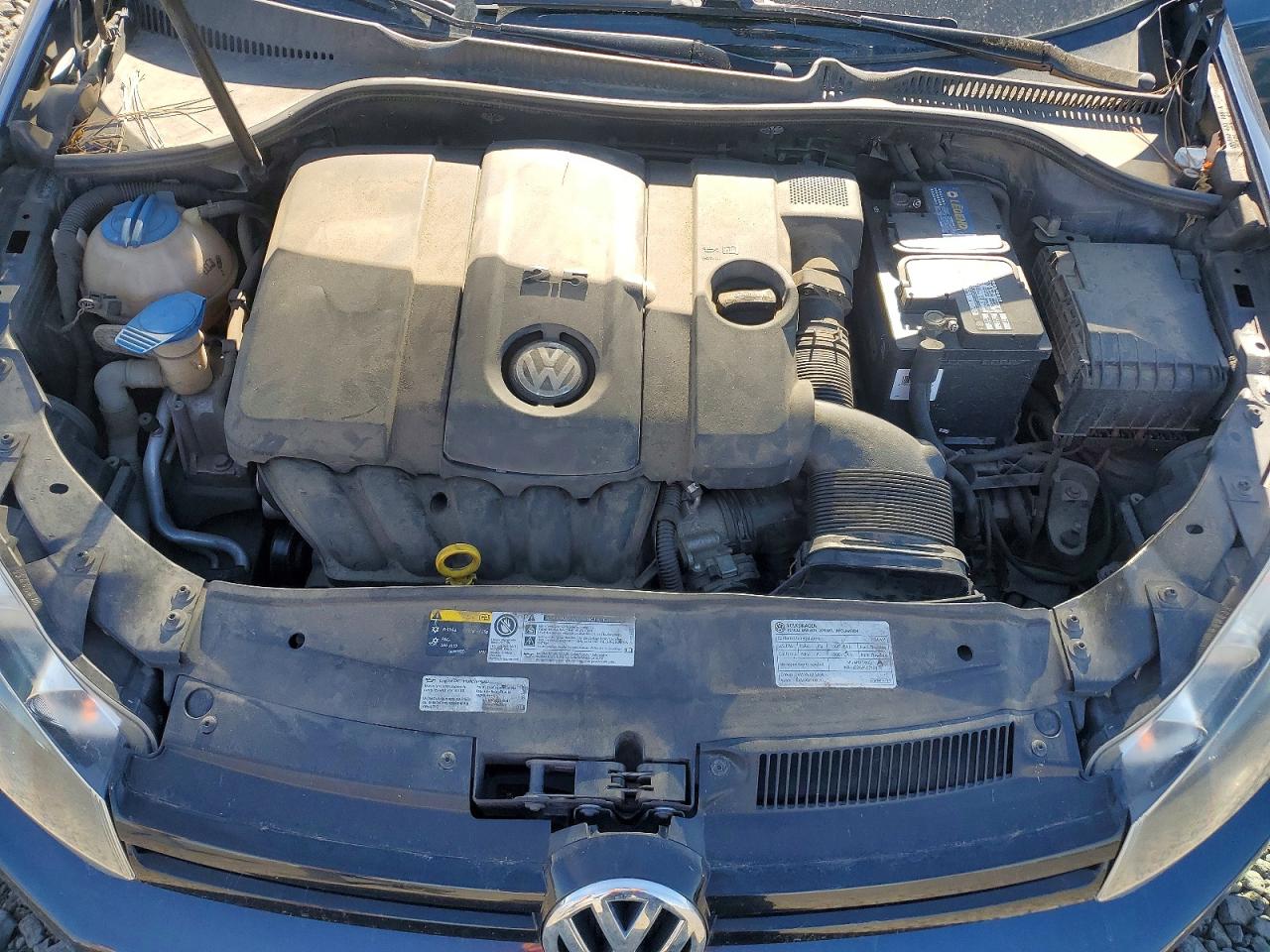 2014 Volkswagen Golf Синий vin: WVWDB7AJ0EW005859