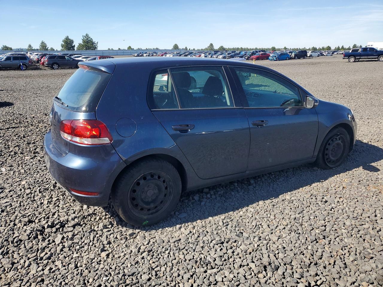 2014 Volkswagen Golf Синий vin: WVWDB7AJ0EW005859