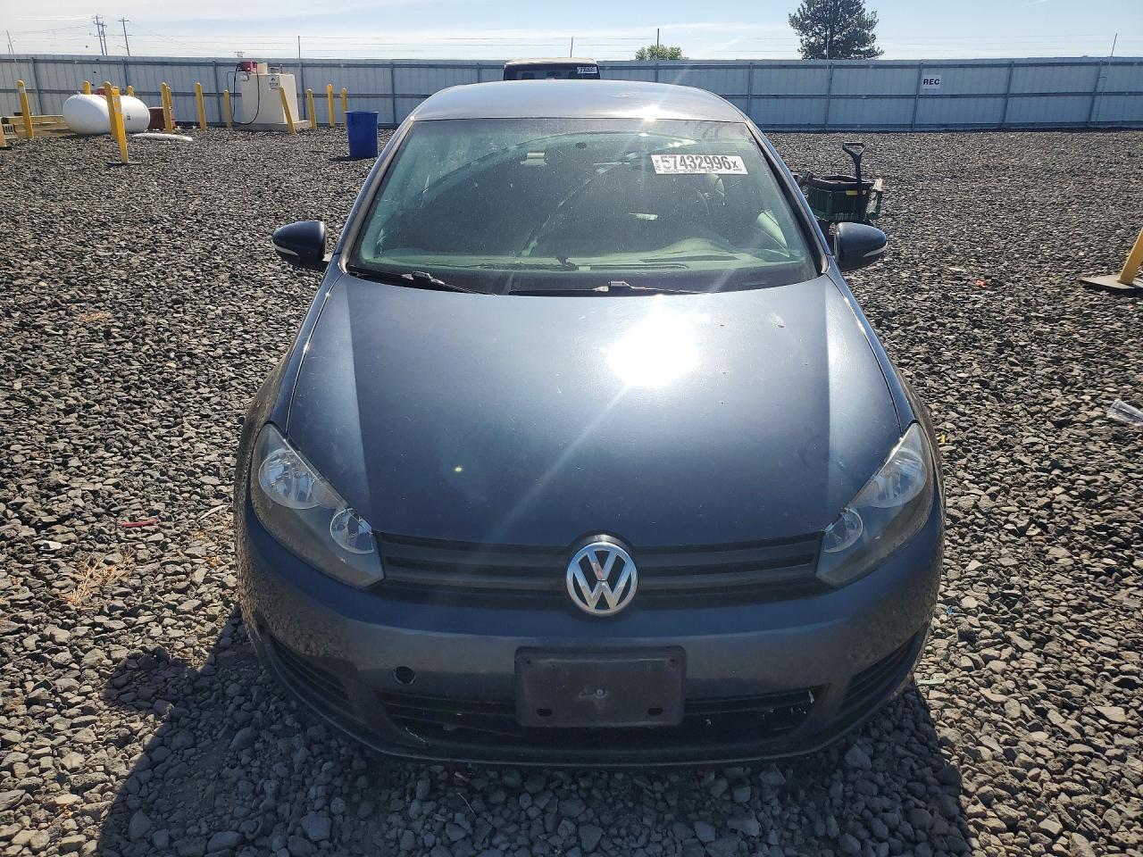 2014 Volkswagen Golf Синий vin: WVWDB7AJ0EW005859