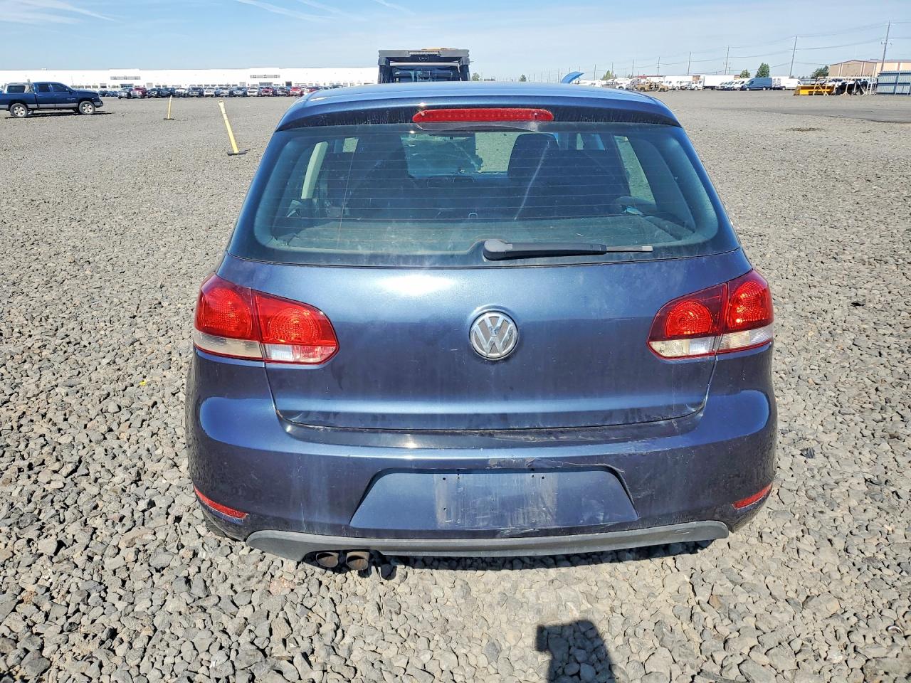 2014 Volkswagen Golf Синий vin: WVWDB7AJ0EW005859