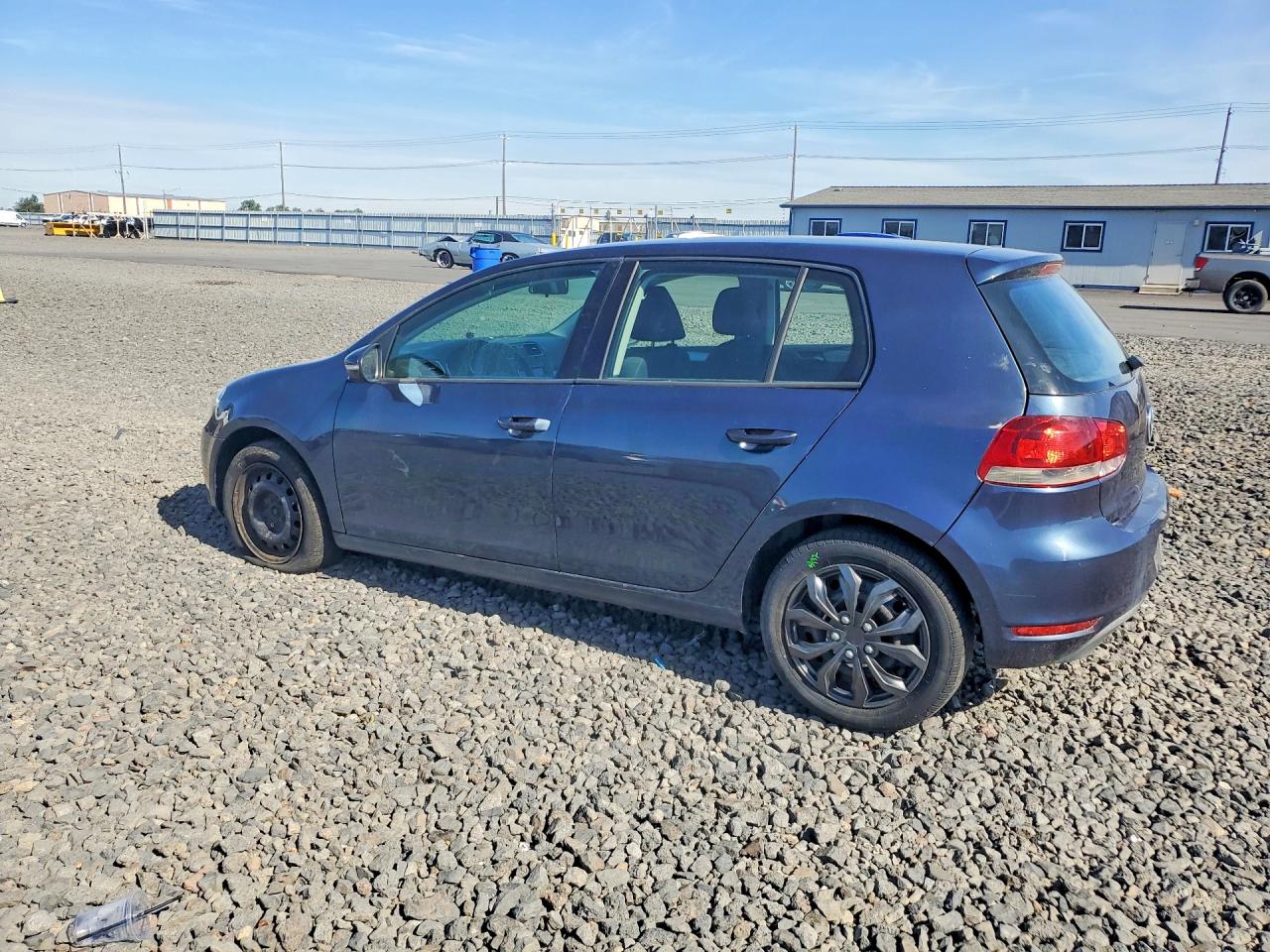 2014 Volkswagen Golf Синий vin: WVWDB7AJ0EW005859