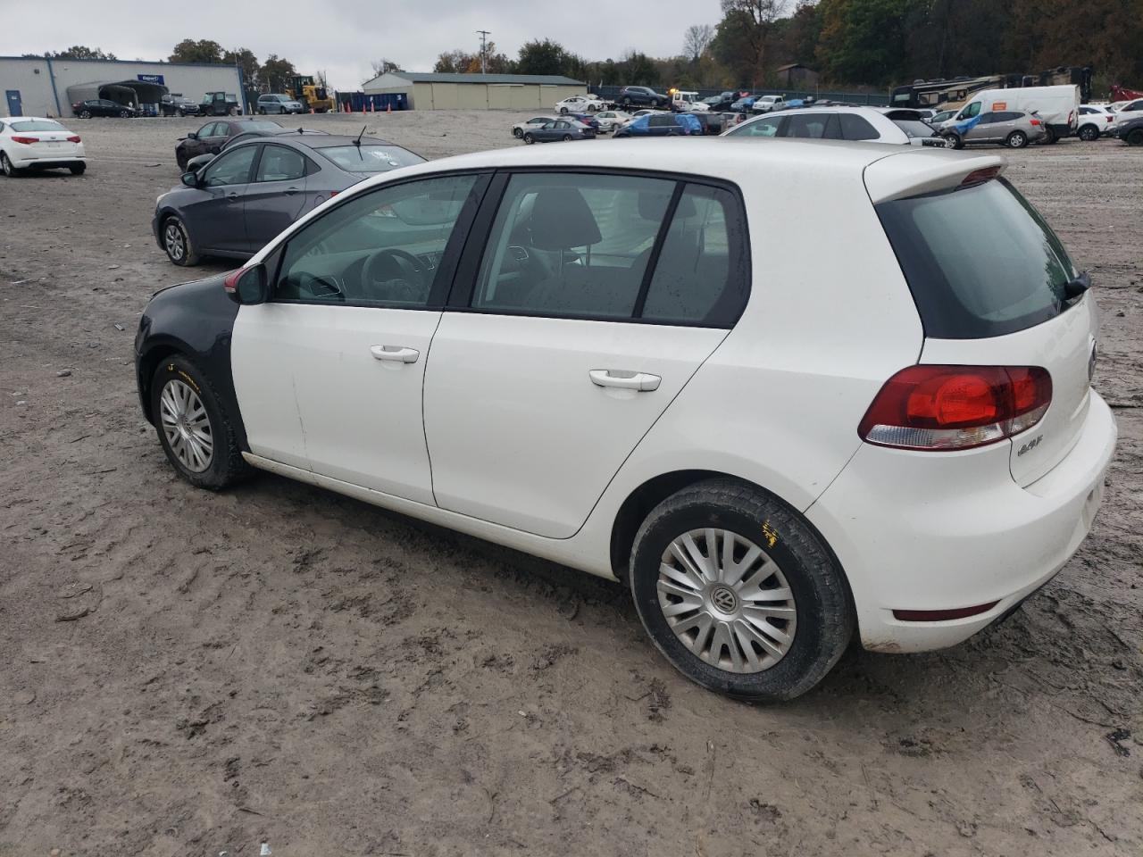 2014 Volkswagen Golf Белый vin: WVWDB7AJ0EW007272
