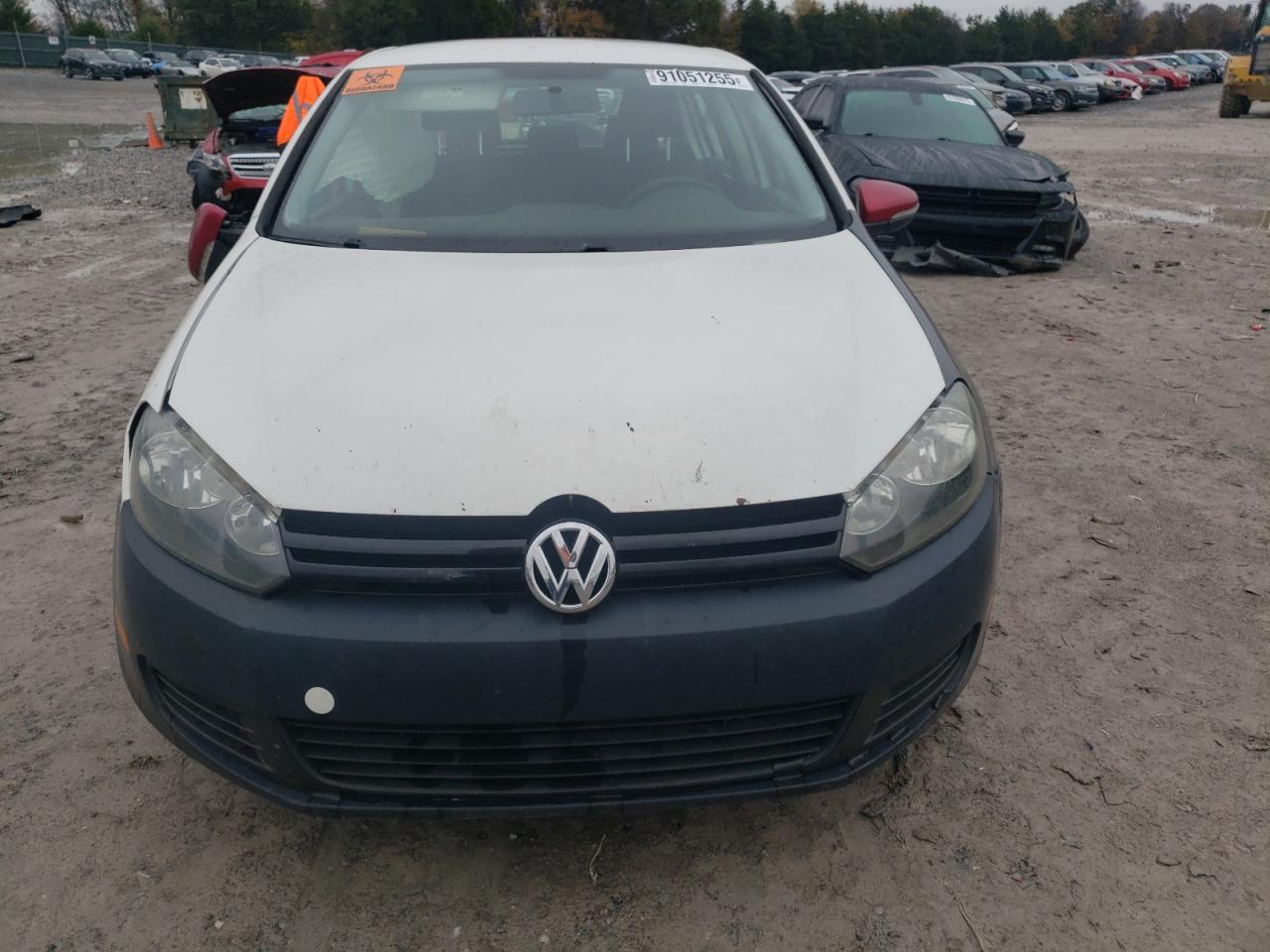 2014 Volkswagen Golf Белый vin: WVWDB7AJ0EW007272
