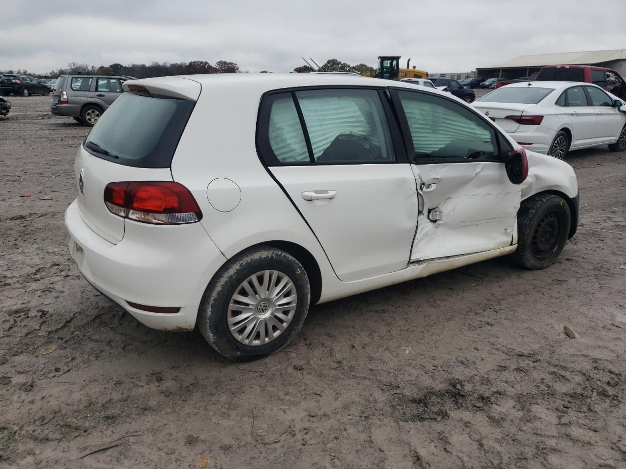 2014 Volkswagen Golf Белый vin: WVWDB7AJ0EW007272