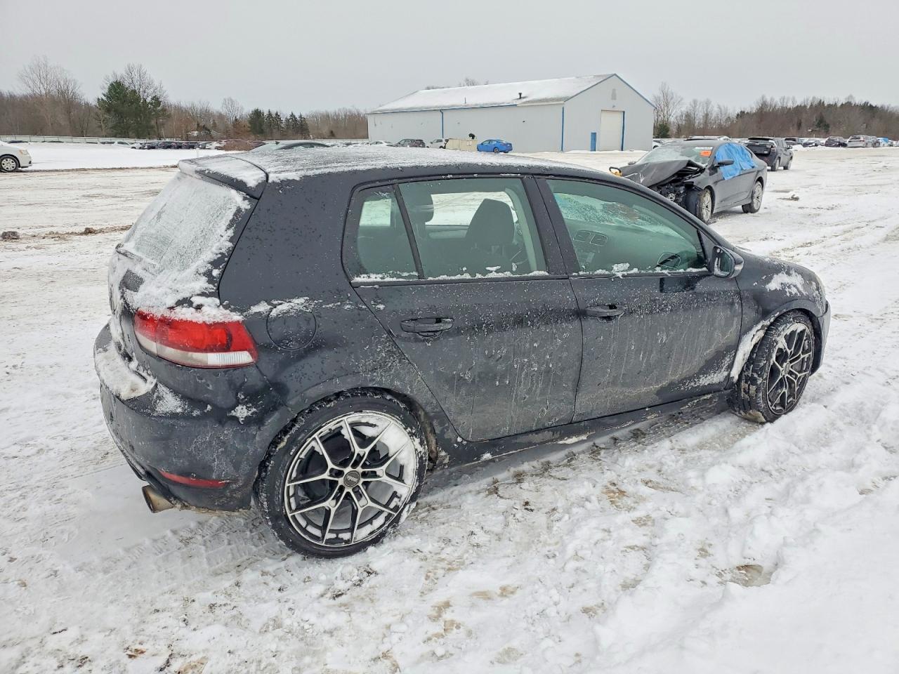 2010 Volkswagen Golf Черный vin: WVWDB7AJ1AW414897