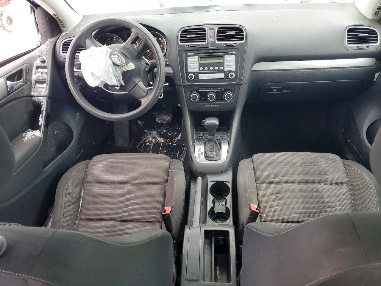 2010 Volkswagen Golf Черный vin: WVWDB7AJ1AW414897