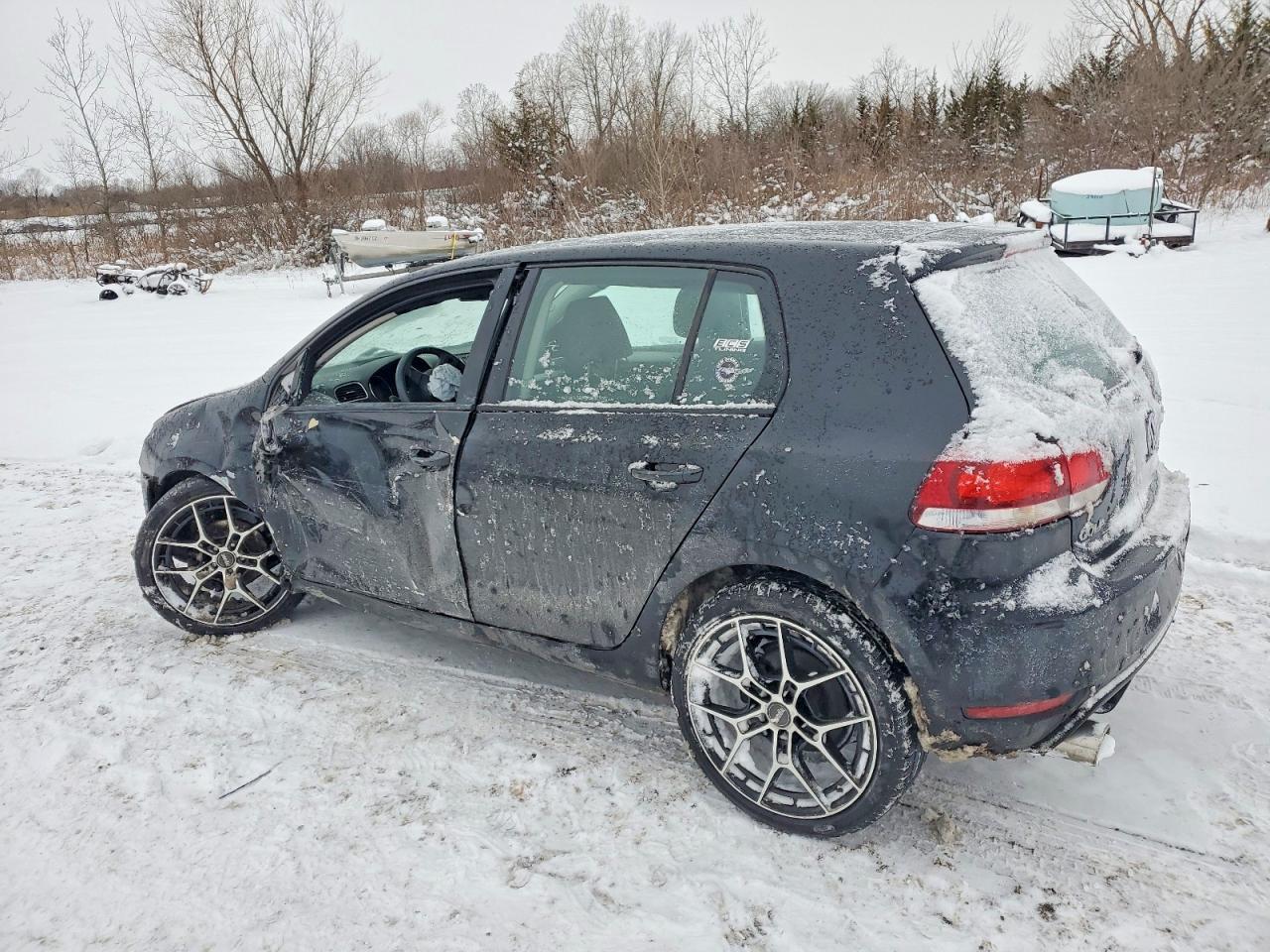 2010 Volkswagen Golf Черный vin: WVWDB7AJ1AW414897