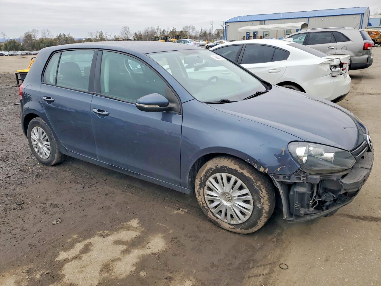 2012 Volkswagen Golf Синий vin: WVWDB7AJ1CW147022