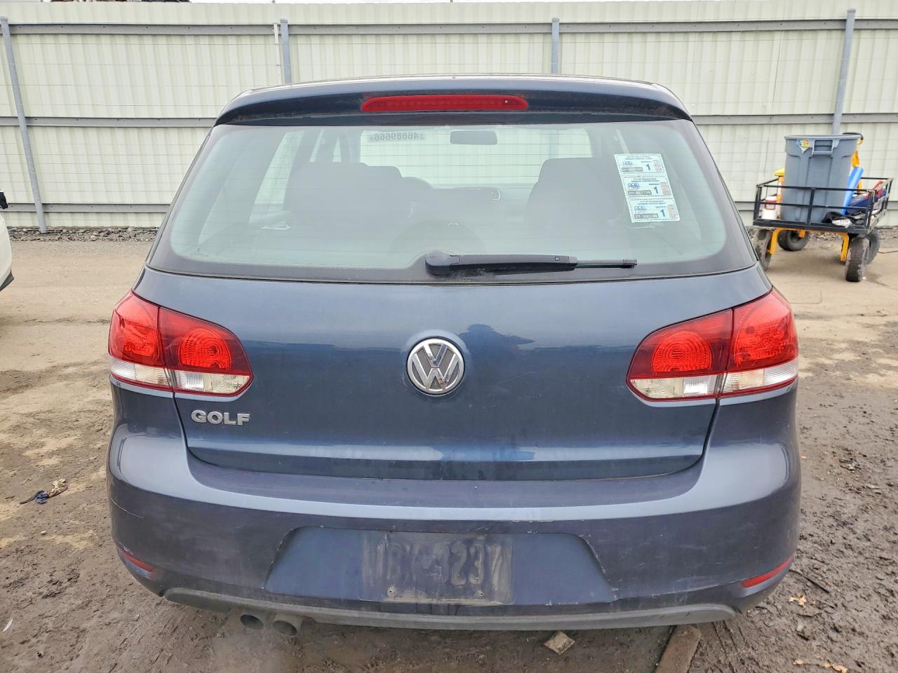 2012 Volkswagen Golf Синий vin: WVWDB7AJ1CW147022