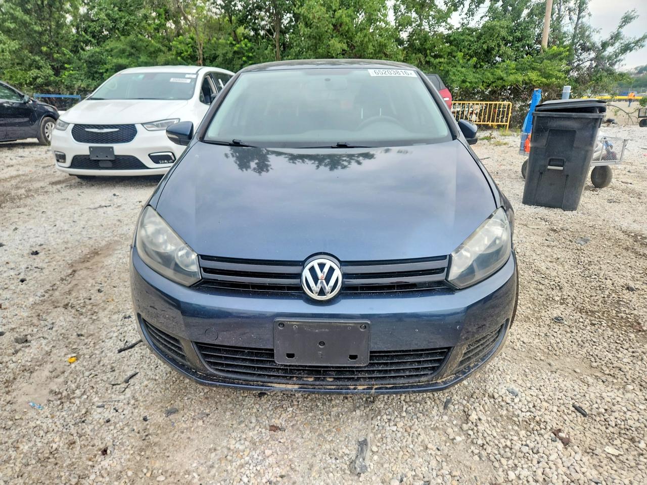 2012 Volkswagen Golf Blue vin: WVWDB7AJ1CW320618