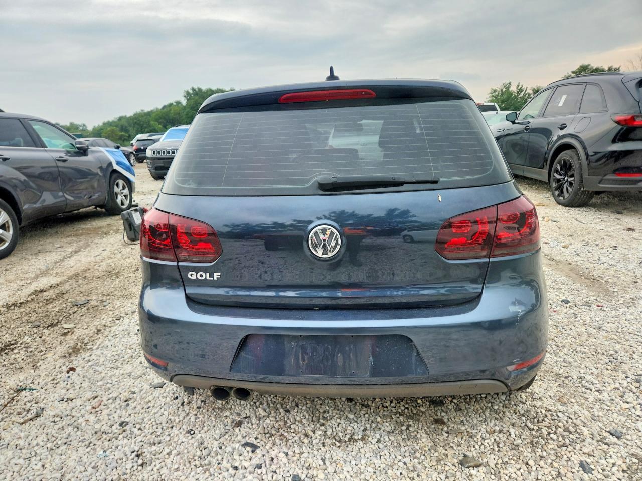 2012 Volkswagen Golf Blue vin: WVWDB7AJ1CW320618