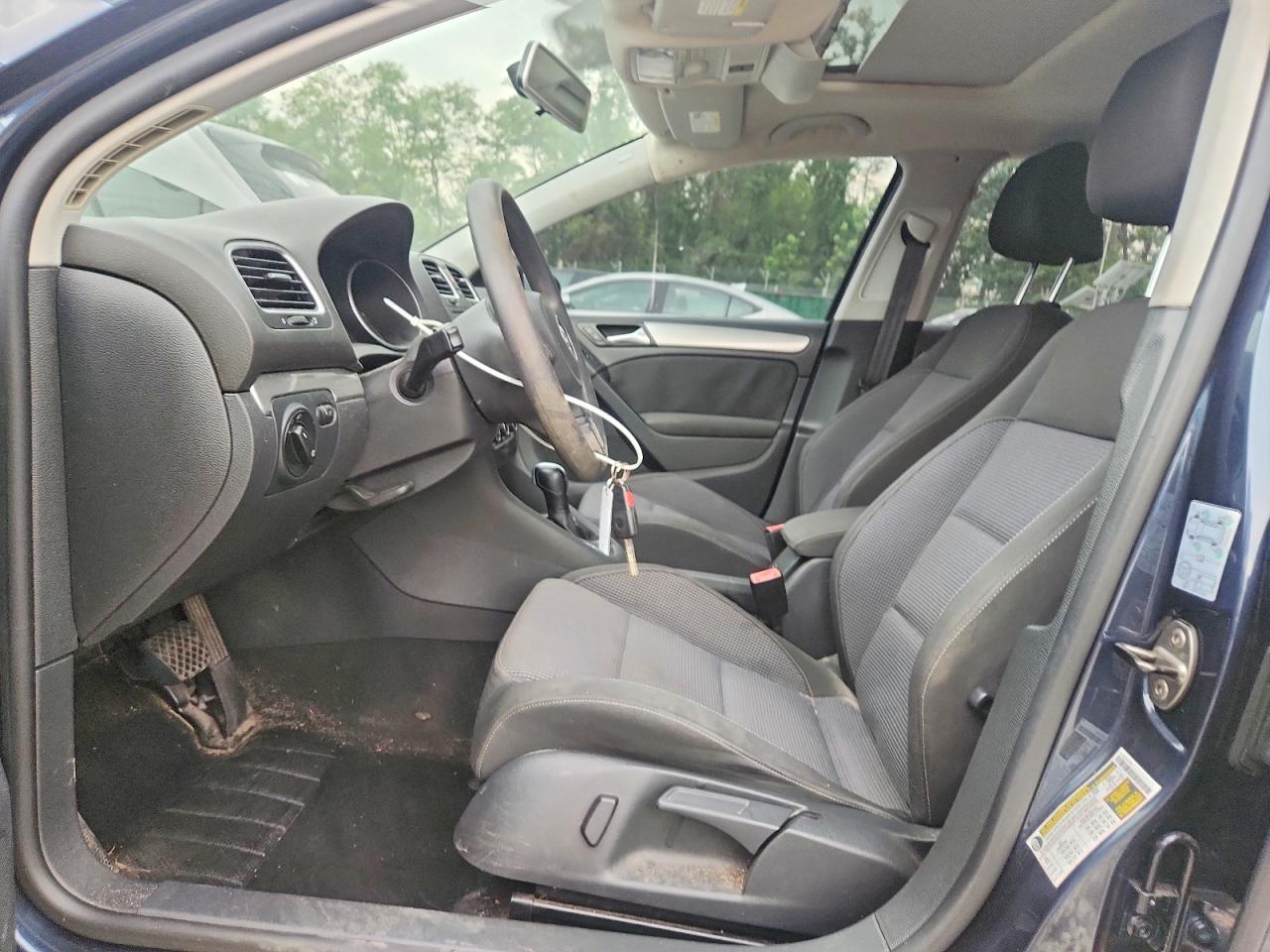 2012 Volkswagen Golf Blue vin: WVWDB7AJ1CW320618