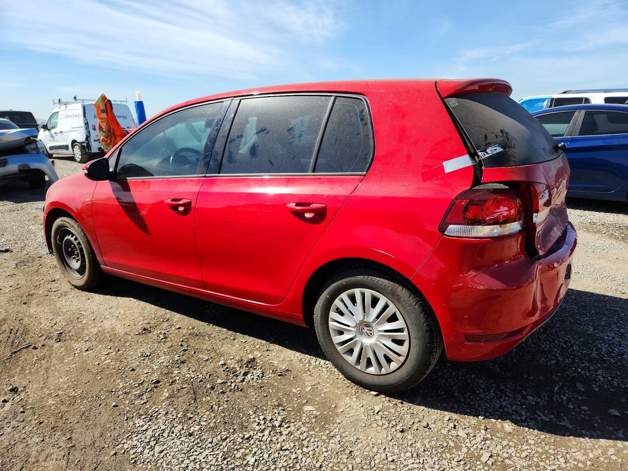 2013 Volkswagen Golf Red vin: WVWDB7AJ1DW072310
