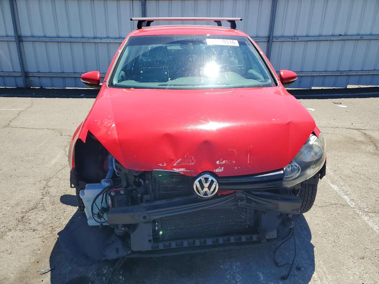 2013 Volkswagen Golf Красный vin: WVWDB7AJ1DW093755