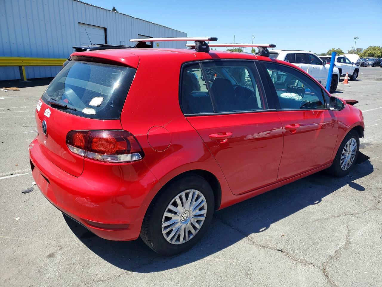 2013 Volkswagen Golf Красный vin: WVWDB7AJ1DW093755